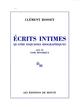 ECRITS INTIMES  -  QUATRE ESQUISSES BIOGRAPHIQUES  -  VOIR MINORQUE 